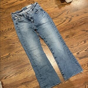 AG Adriano Goldschmied Light Blue Straight Leg Jeans